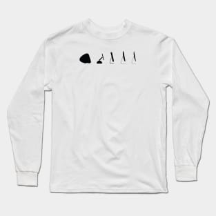 THE EVOLUTION (BLACK) Long Sleeve T-Shirt